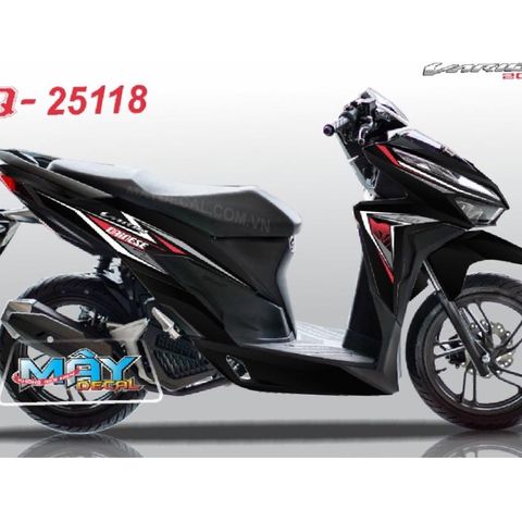 Tem Rời Vario 125 - Vario 150 Mới 2020 Dán Xe Đen  - Decal In Chất Lượng