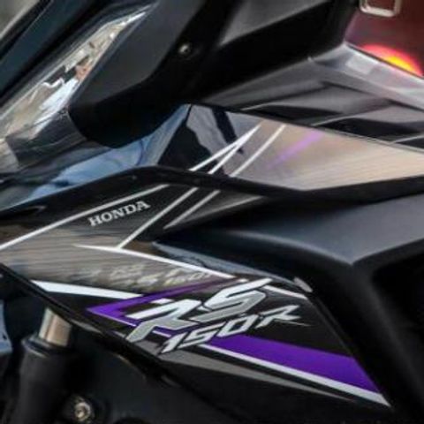 [Siêu Sale] [Ảnh thật] Tem rời Winner V1 mẫu RS 150 tím dán xe đen - mẫu mới 2023 Quyen Decal