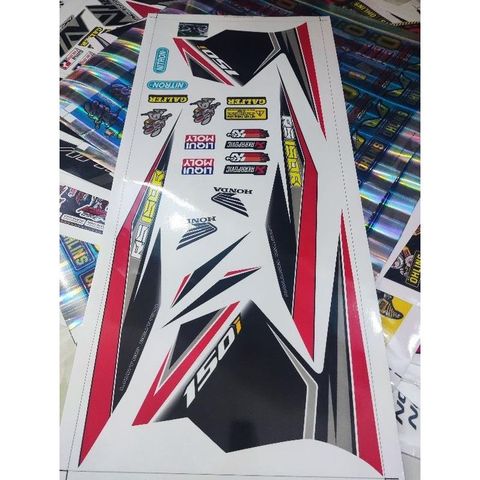 Tem Rời Winner X Rs V3 Dán Xe Trắng  - Decal In Chất Lượng