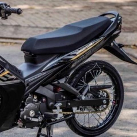 Tem Rời Exciter Crypton Đời 2006-2010 Dán Xe Đen  - Decal In Chất Lượng