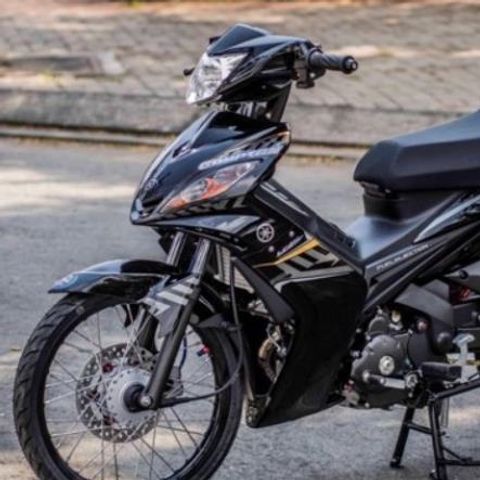 Tem Rời Exciter Crypton Đời 2006-2010 Dán Xe Đen  - Decal In Chất Lượng