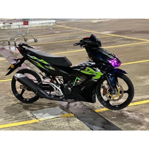 Tem rời winner x đen lửa xanh rs150 đẹp mắt , tem 3 lớp bền màu - Decal Cao Cấp Nhất