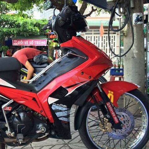 Tem Rời Exciter Spark Rx 135i Đỏ Đen - Tem Chuẩn Thái
