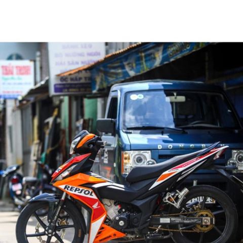 [FreeShip] [Ảnh thật] Tem rời Winner V1 cam - mẫu Repsol style zin đơn giản - chuẩn form dễ dán Quyen Decal