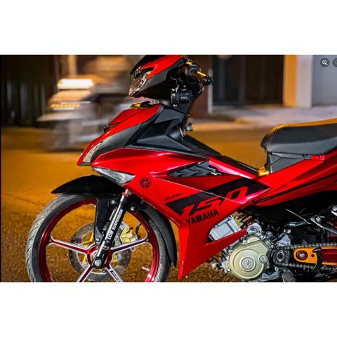 [Ảnh thật] [FreeShip]  Tem rời Exciter 150 - Mẫu chữ Jupiter đỏ đen - Chuẩn From cực đẹp Quyen Decal