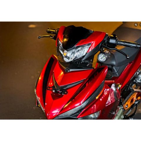 [Ảnh thật] [FreeShip]  Tem rời Exciter 150 - Mẫu chữ Jupiter đỏ đen - Chuẩn From cực đẹp Quyen Decal