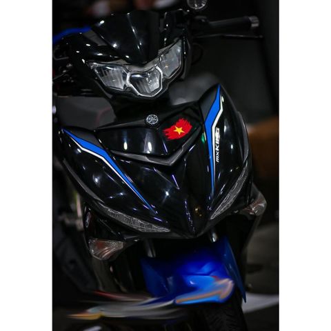 Tem rời Exciter 150 mẫu MX King 2019 phối đen xanh dương, in sắc nét, 3 lớp không phai màu CM00013 1 2