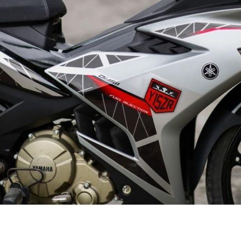 Tem Exciter 150 Xám Đỏ Đen - Tem Siêu Chất  - Decal In Chất Lượng