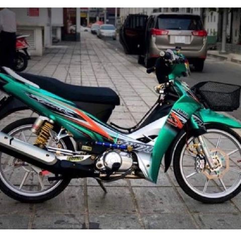 Tem Rời Sirius 110 Xanh Ngọc Lục Bảo  - Decal In Chất Lượng
