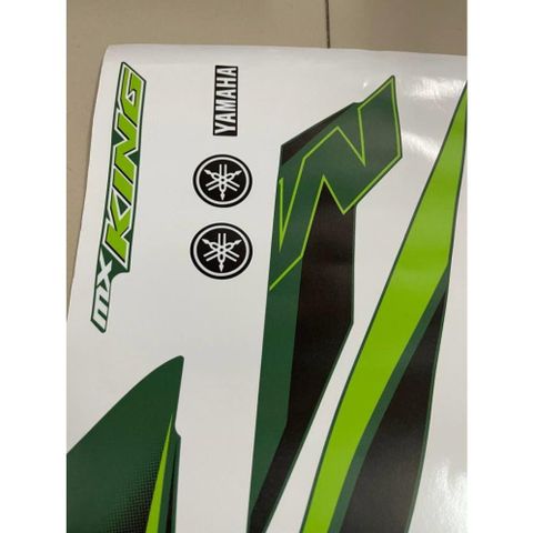 Tem MX king xanh lá nhám cho Exciter 150 - tem cao cấp không bay màu Cao Cấp