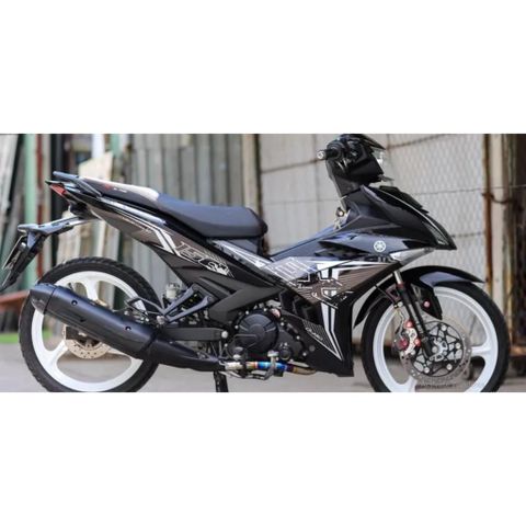 Tem Rời Ex 150 Chữ EXI Dán Xe Đen  - Decal In Chất Lượng