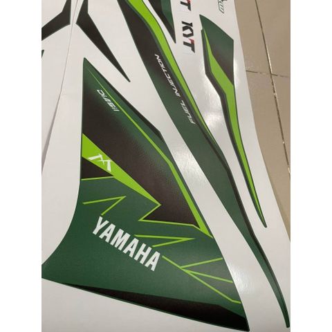 Tem MX king xanh lá nhám cho Exciter 150 - tem cao cấp không bay màu Cao Cấp