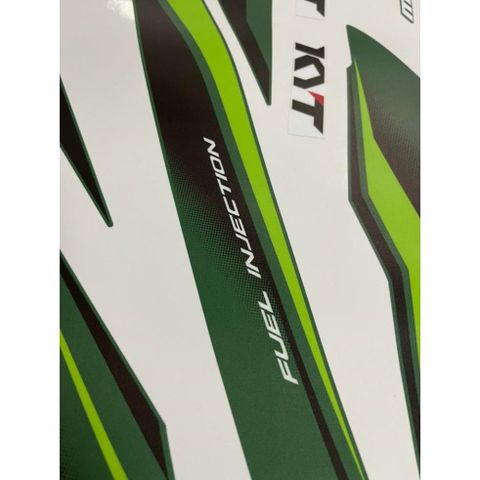 Tem MX king xanh lá nhám cho Exciter 150 - tem cao cấp không bay màu Cao Cấp
