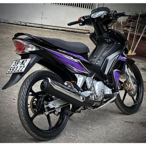 [FreeShip] [Ảnh thật] Tem rời Exciter 2006 - Mẫu tím viền bạc nổi bật - Chuẩn From cực đẹp Quyen Decal