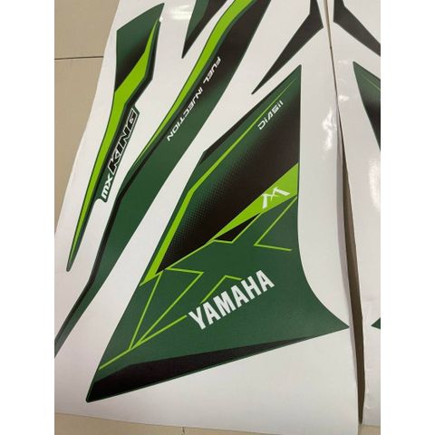 Tem MX king xanh lá nhám cho Exciter 150 - tem cao cấp không bay màu Cao Cấp
