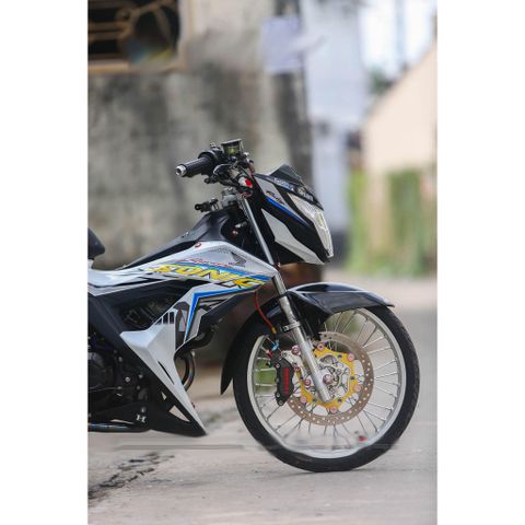 Tem rời Sonic 150 đen trắng vàng, in sắc nét, 3 lớp không phai màu CM00146 1 2