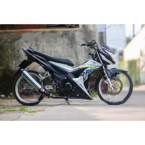 Tem rời Sonic 150 đen trắng vàng, in sắc nét, 3 lớp không phai màu CM00146 1 2