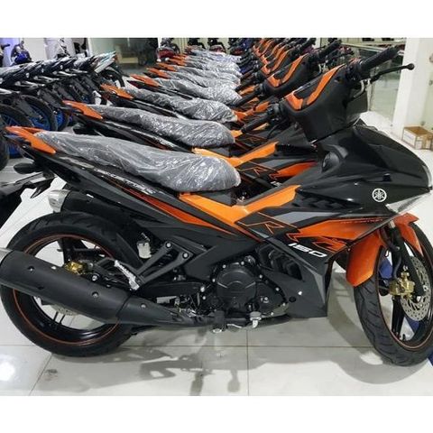 Tem Rời Exciter 150 RC Cam Đen - Tem Chuẩn Zin Cao Cấp  - Decal In Chất Lượng
