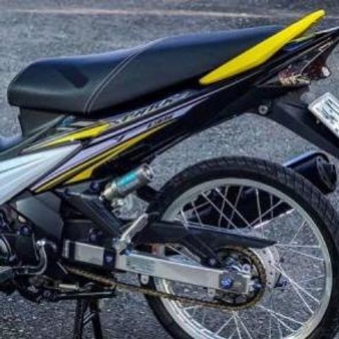 Tem Rời Ex Nhỏ 2006-2010 Spark Rx Dán Xe Vàng Bụng Đen  - Decal In Chất Lượng