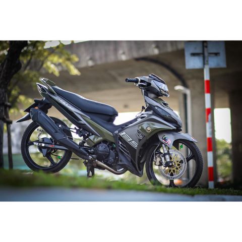 [FreeShip] TEM RỜI mẫu LC đen trắng cho Exciter 135 xám - tem 3 lớp in sắc nét không bay màu Quyen Decal