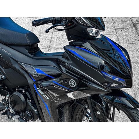 tem rời exciter 155 rc đen xanh cover chuẩn 2023 , tem 3 lớp bền màu - Decal Cao Cấp Nhất