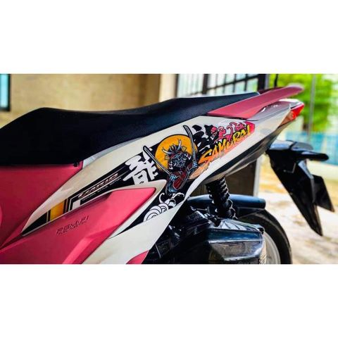 Tem Rời Honda Vario 150 Đời Mới - Mẫu Samurai Dán Xe Trắng  - Decal In Chất Lượng