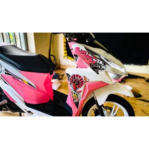 Tem Rời Honda Vario 150 Đời Mới - Mẫu Samurai Dán Xe Trắng  - Decal In Chất Lượng