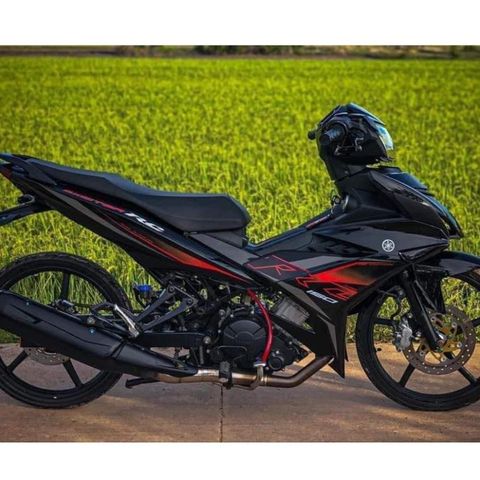 Tem Rời Exciter RC 150 Đen  - Decal In Chất Lượng