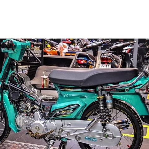 Tem Rời Dán Xe Dream Mẫu Super Dream Xanh Ngọc Cực Đẹp, Hàng 3 Lớp Chất Lượng Cao Quyen Decal