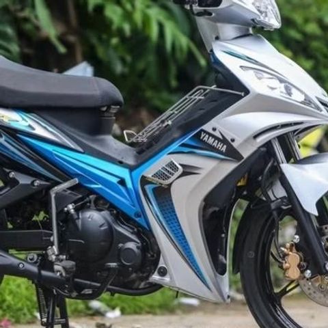 [Giá hủy diệt] Tem rời Exciter 135 mẫu Jupiter MX bạc xanh đen siêu ngầu- tem cao cấp không bay màu Cao Cấp
