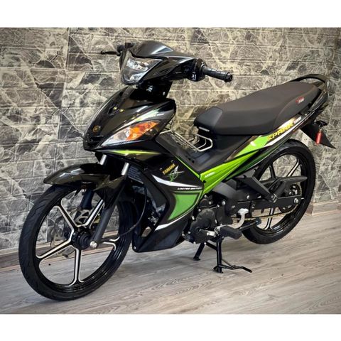 Tem Rời Dán Xe Exciter 2009 Mẫu Spark 135 Xanh Lá Đen Cực Đẹp, Tem Cao Cấp Quyen Decal