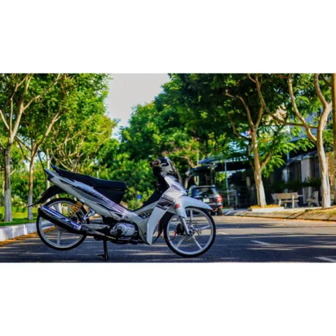 Tem Rời Dán Xe Sirius Mẫu Trắng Đen Cực Đẹp, Hàng 3 Lớp Chất Lượng Cao Quyen Decal