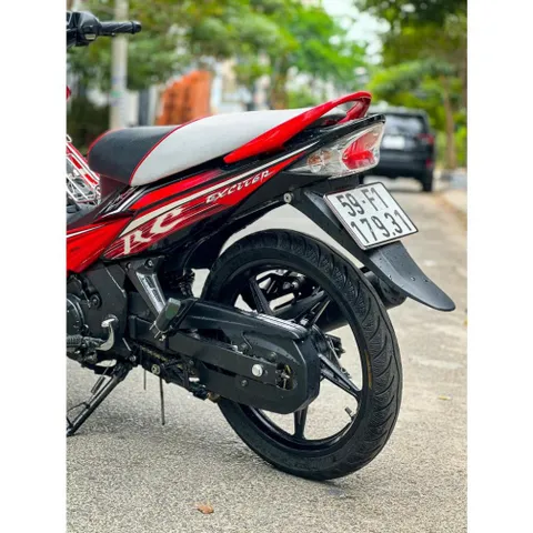 [FreeShip] [Ảnh thật]  Tem rời Exciter 2010 - Mẫu trắng đỏ đơn giản - Chuẩn From cực đẹp Quyen Decal