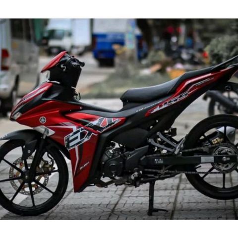 Tem Rời Yamaha Exciter 155 Logo Exi Dán Xe Đỏ  - Decal In Chất Lượng