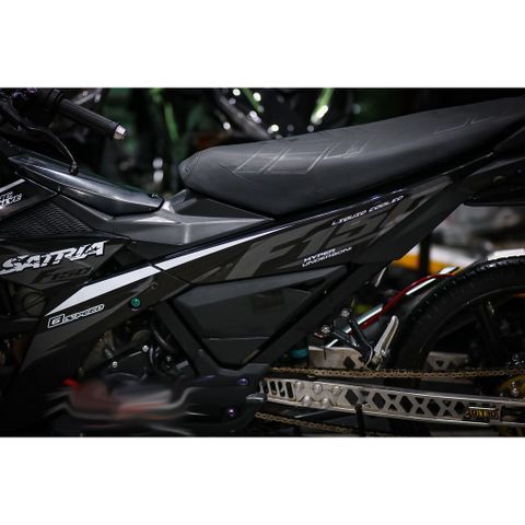 Tem rời Raider Fi- Satria Fi mẫu F150 đen xám, in sắc nét, 3 lớp không phai màu CM00038 1 2