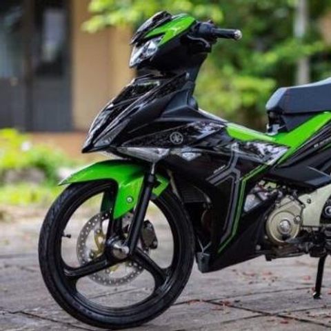 Tem Rời Exciter 150 Y16ZR Đen Phối Xanh Lá  - Decal In Chất Lượng