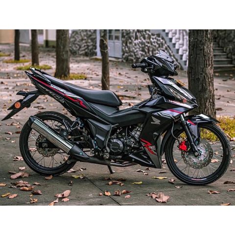 Tem Xe Winner Gtr V1 150R Đen  - Decal In Chất Lượng