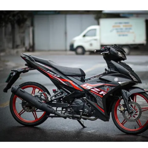 [FreeShip] [Ảnh thật] TEM RỜI mẫu Y15ZR cam cho Exciter 150 đen nhám - có thể đổi màu tùy xe Quyen Decal