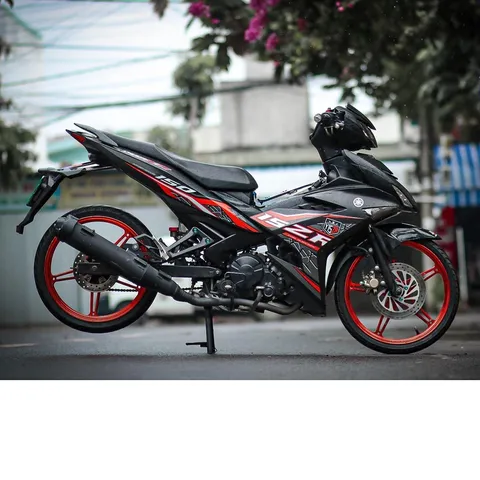 [FreeShip] [Ảnh thật] TEM RỜI mẫu Y15ZR cam cho Exciter 150 đen nhám - có thể đổi màu tùy xe Quyen Decal