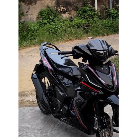 tem rời winner đen mẫu chỉ đỏ xám đẹp cover 2023 , tem 3 lớp bền màu - Decal Cao Cấp Nhất