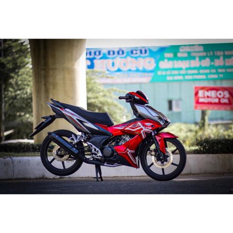 Tem Rời Dán Xe Winner X Mẫu Chỉ Đỏ Trắng Đen Cực Hot, Hàng 3 Lớp Chất Lượng Cao Không Bay Màu Quyen Decal