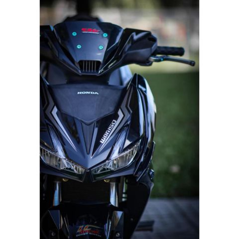 Tem Rời Dán Xe Winner X Mẫu Chỉ Sọc Xám Trắng Cực Chất, Hàng 3 Lớp Chất Lượng Cao Quyen Decal