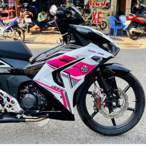 Tem Rời Winner X V3 W150 Trắng Hồng  - Decal In Chất Lượng