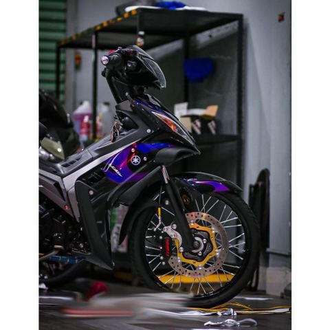 Tem rời Exciter 2008 lửa tím đen , in sắc nét, 3 lớp không phai màu CM00136 1 2