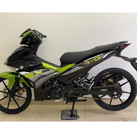 Tem Ex 150 Y15ZR Đen Xám Phối Xanh