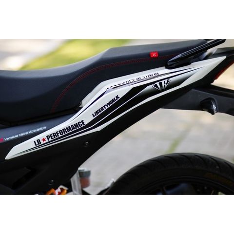 Tem Rời Exciter 150 LB Trắng Đen