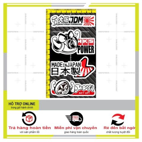 SHINDECAL- LOGO STICKER DÁN XE MÁY MINI M11 - Tem 3 Lớp  Cao Cấp