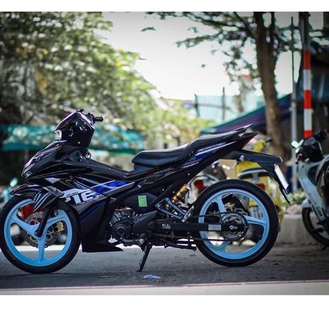 [Siêu Sale] TEM RỜI mẫu Y16ZR mới nhất 2022 cho Exciter 155 xanh Gp - đen - tem chuẩn form không bay màu Quyen Decal
