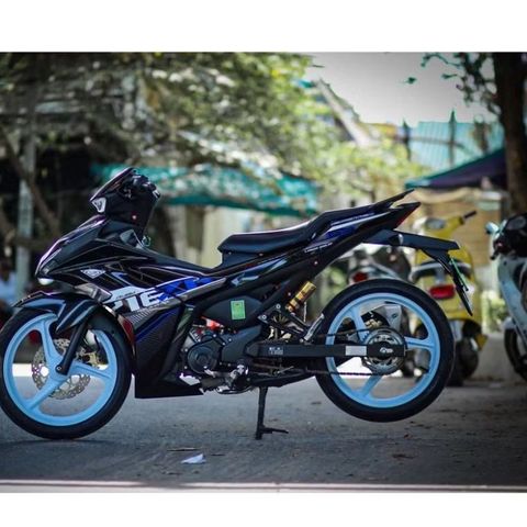 [Siêu Sale] TEM RỜI mẫu Y16ZR mới nhất 2022 cho Exciter 155 xanh Gp - đen - tem chuẩn form không bay màu Quyen Decal