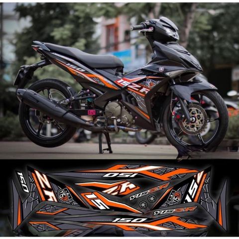 Tem Exciter Y15ZR bản gốc đủ màu
